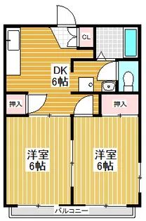 シティコーポ【2階】の間取り