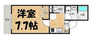 ジーメゾン越谷大沢【2階】の間取り