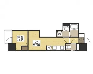広島県呉市本通2【マンション】の間取り