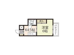 レジデンスIIYASUDA【1階】の間取り