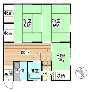 3Kの間取り画像