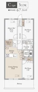 KDXレジデンス武蔵境II【1階】の間取り