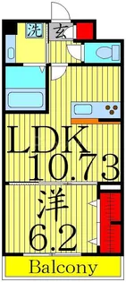 ブラウバウム【3階】の間取り