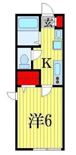 フランネル【1階】の間取り