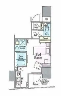 ロイジェントパークス四ツ谷【3階】の間取り