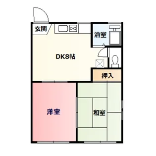 ハイツR・O【1階】の間取り