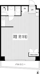 保坂レジデンス【1階】の間取り