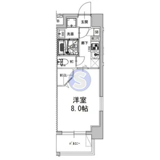 ミラージュパレス新梅田Rio【7階】の間取り