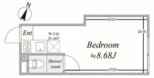 trias216【4階】の間取り