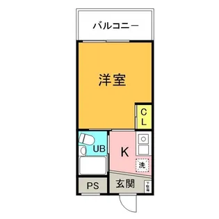 EARTH岡野 2号館【3階】の間取り