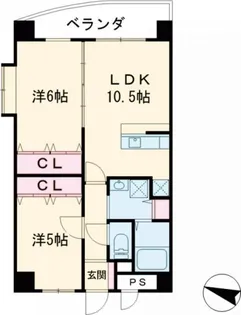 E.POPULARII【9階】の間取り