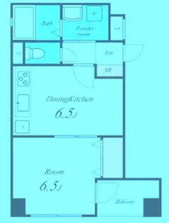 フレア白山【5階】の間取り