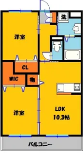 ボヌフィール【4階】の間取り