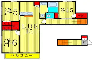 (仮称)平井1丁目メゾン【2階】の間取り