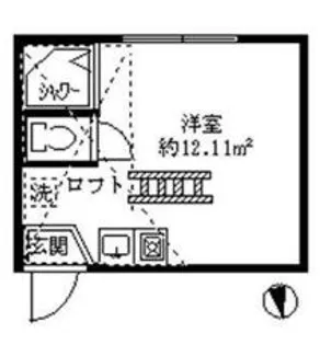 フェリスシエル【2階】の間取り