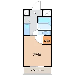 1Kの間取り画像