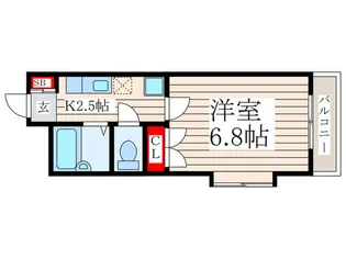 ガ-デンコ-トII【4階】の間取り