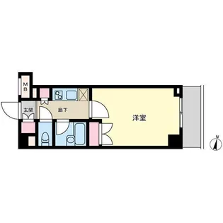 ビーロット小石川レジデンス【1階】の間取り