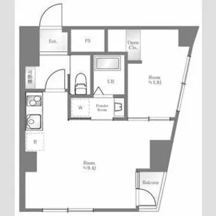 セントヒルズ清水橋【3階】の間取り