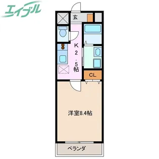willDo四日市鵜の森【6階】の間取り