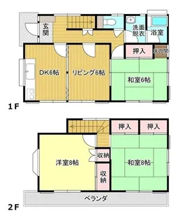 埼玉県加須市愛宕1【一戸建】の間取り