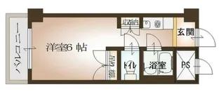 共立リライアンス四谷5【2階】の間取り