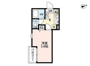 グランクオール柴又【1階】の間取り