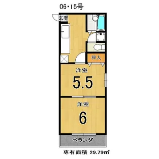 シギハイツ竹田【2階】の間取り