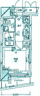 東京都目黒区下目黒1【マンション】の間取り
