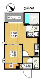 広島県広島市中区舟入南4【アパート】の間取り