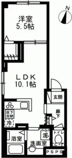 ARTE飯田橋【1階】の間取り