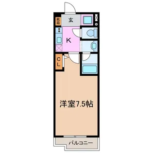 アーバンポイント豊田【2階】の間取り