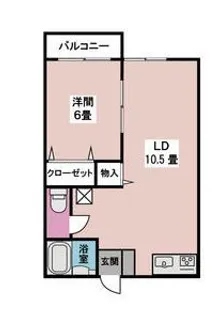 サンパレス新田【2階】の間取り