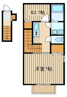 東京都練馬区東大泉3【アパート】の間取り