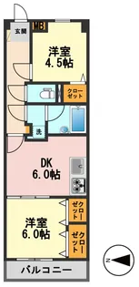 日神パレステージ新小岩【2階】の間取り