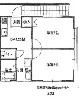 ピアハウス【2階】の間取り