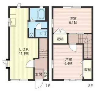 エスペランサB【1階】の間取り