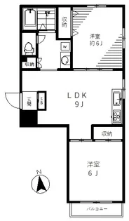 田野和レジデンス【3階】の間取り