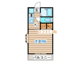 堂林コーポ【2階】の間取り