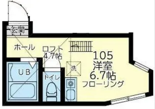 ユナイト南太田エグラント【1階】の間取り