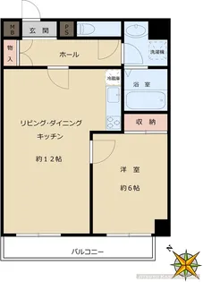 ヒルトップ小石川【3階】の間取り