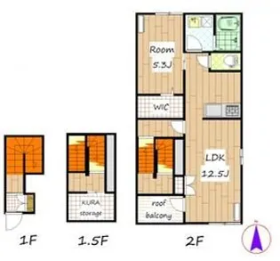 クリア高井 S棟【2階】の間取り