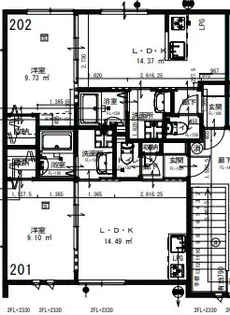 星と青空のクーレ~kulle~【2階】の間取り