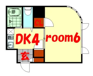 広島県広島市西区大芝3【マンション】の間取り