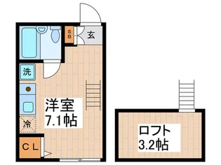 APEX仲六郷【2階】の間取り
