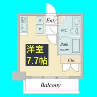 ライブコート丸の内【11階】の間取り