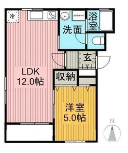 マンションドム大曲【3階】の間取り