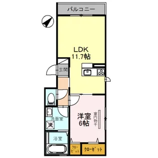Heritage中百舌鳥【1階】の間取り
