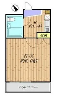 コーポウエスト【3階】の間取り