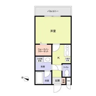 神奈川県相模原市緑区東橋本2【アパート】の間取り